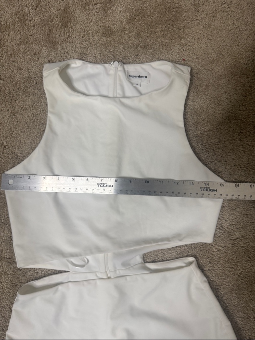 superdown Cut-Out Midi Dress with Side Slit Wedding Beach Vacation Size Small - Picture 6 of 11